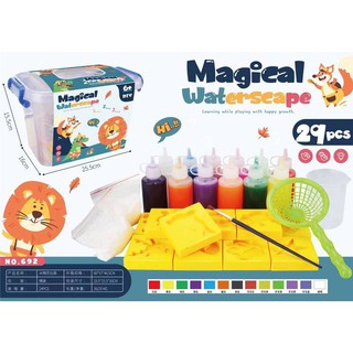 ⚡พร้อมส่ง⚡Magical water seape ของเล่นเจลลี่ลอยน้ำ 12ชิ้น