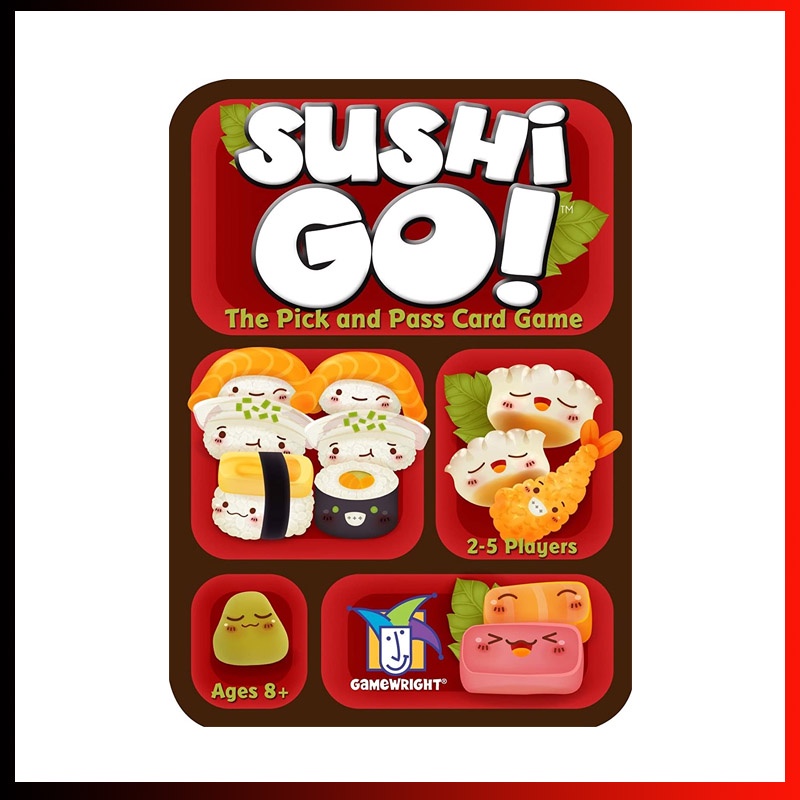 【Ready Stock】Sushi GO Party Game Sushi Go Card Game เกมการ์ดเกมของเล่นสำหรับครอบครัว