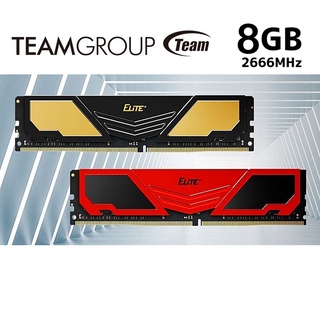 8GB (8GBx1) DDR4/2666 RAM PC (แรมพีซี) TEAM ELITE PLUS Warranty LT