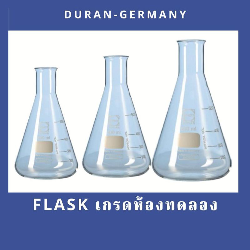 Erlenmeyer Flask ขวดรูปชมพู Duran