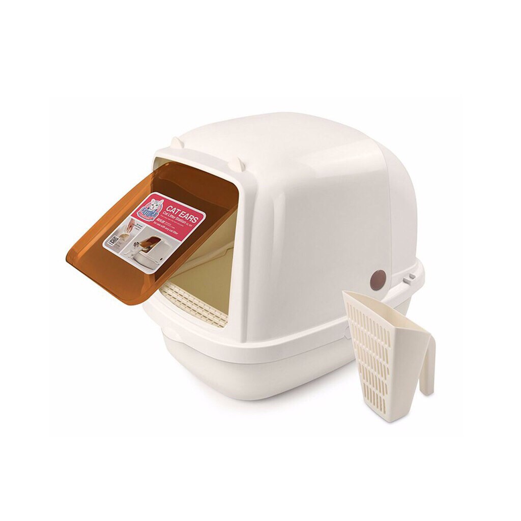 Catidea ห้องน้ำแมว XL รุ่น Cat Ears ขนาด 64x48x49 ซม.