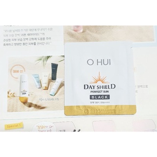 #พร้อมส่ง /Exp.16/1/25 #OHui - Day Shield Perfect Sun Black 1ml