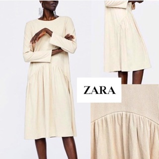 เดรสสีครีม ZARA