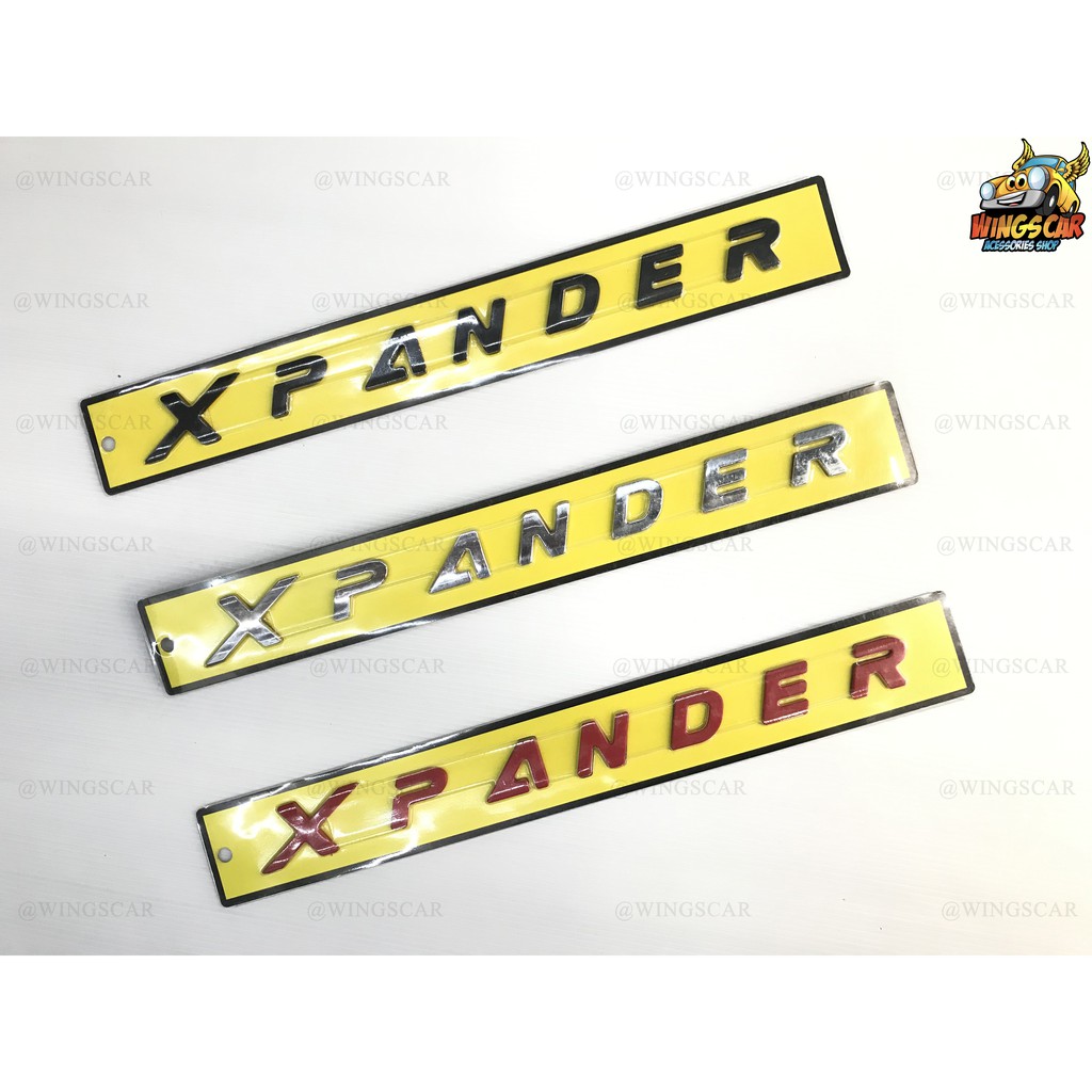 [ E-TAX ] โลโก้ฝากระโปรงหน้า โลโก้ตัวนูน โลโก้ 3D โลโก้ Xpander (RICH)