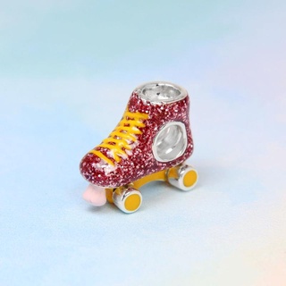 Moress Glitter Pink Roller Skate Bead บีทรองเท้าสเกต