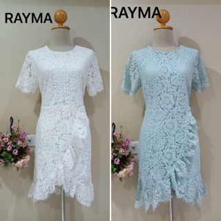 [30041] Rayma เดรสลูกไม้ เดรสสั้น สาวมินิ