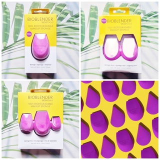 (EcoTools®) BioBlender Makeup Sponge ฟองน้ำแต่งหน้า Best With Liquid + Cream Makeup ฟองน้ำไข่ Beauty Blender