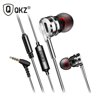 Qkz DM9 ชุดหูฟังอินเอียร์ โลหะผสมสังกะสี HiFi fone de ouvido BASS DJ MP3