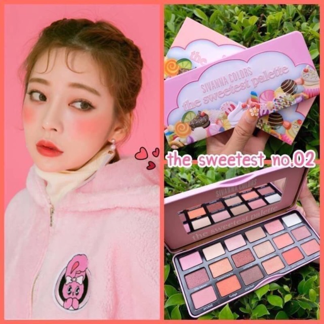 Sivana Color  eyeshadow #02-The sweetest palette