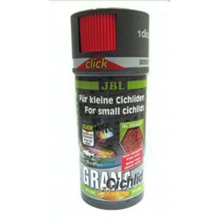 JBL GranaCichilid (CLICK) อาหารสำหรับปลาหมอแคระ 110g./250ml