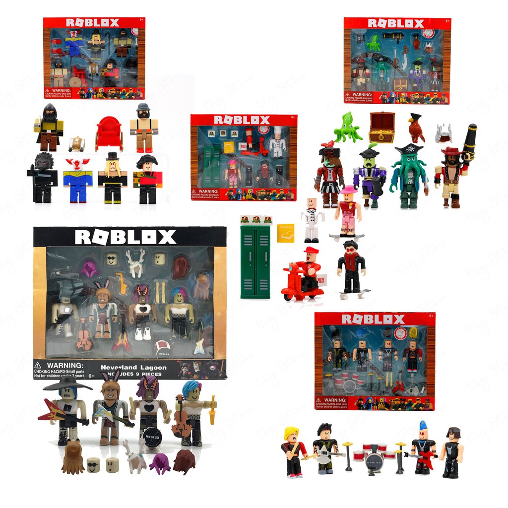 TngStore Roblox ชุดของเล่นเค้กวันเกิด Topper 5 ตัวเลือก