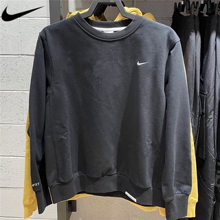 Nike ของแท้ 100% เสื้อกันหนาวลําลอง แขนยาว ปักลายโลโก้บาสเก็ตบอล สําหรับผู้ชาย ผู้หญิง CK6359