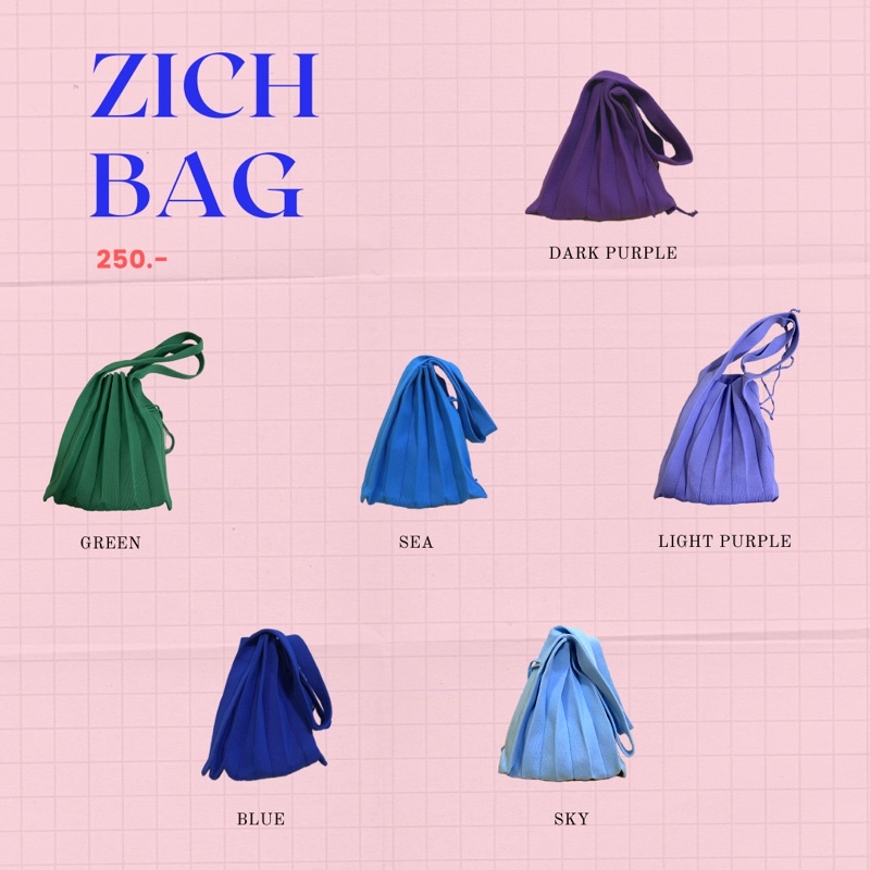 ZICH BAG กระเป๋าถือขนาดเล็กน่ารักใส่ของจุกจิก 🌈☁️🍩 BY ENDOFMARCH