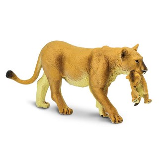 Safari Ltd. : SFR225229 โมเดลสัตว์ Lioness with Cub