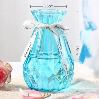 [พร้อมส่ง] แจกันดอกไม้แก้ว โปร่งใส แจกันสำหรับตกแต่งหรือใส่ดอกไม้ แจกันXK