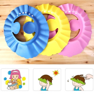 Soft Baby Children Bath Cap Baby Shower Hat Child Bathing Cap