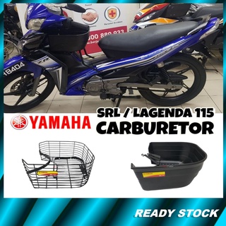 Cm+มอเตอร์ YAMAHA Lagenda SRL 115 คาร์บูเรเตอร์ PVC Bakul Besi ตะกร้ามอเตอร์เหล็ก Raga