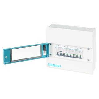 ตู้คอนซูมเมอร์ยูนิต+ MAIN/RCBO SIEMENS 6 ช่อง 50A ตู้คอนซูเมอร์ยูนิตพร้อมเมน 6 ช่อง ทนกระแสลัดวงจรสูงสุด 11,000 วัตต์ (5