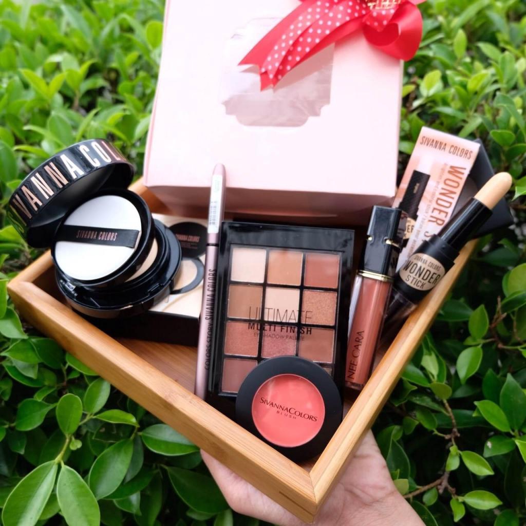 เอาใจสาวๆ งบน้อยๆ กับกิ๊ฟเซตเครื่องสำอางค์แบรนด์แท้ ซื้อทีเดียวได้ครบ  ทุกฟังชั่นการใช้ 1Set6ชิ้น (ส่งฟรีKerry) | Shopee Thailand