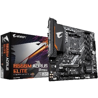 GIGABYTE B550M AORUS ELITE AM4 M.2 USB3.2 (Warranty 3Y) #สินค้าใหม่ประกันศูนย์100%