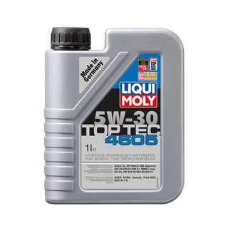 🔥HOT🔥 LIQUI MOLY น้ำมันเครื่องเบนซิน - ดีเซล รุ่น TOP TEC 4605 5W-30 ขนาด 1 ลิตร สีเทา