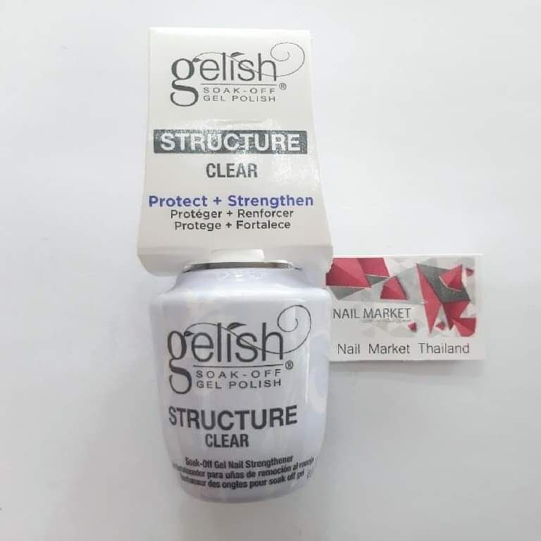 GELISH🇺🇸 Structure 'Clear' gel เจลสีใส เคลือบหรือต่อเล็บ ของแท้นำเข้าจากUSA🇺🇲