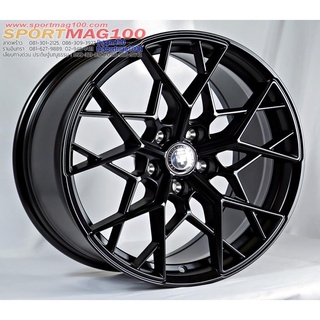 แม็กซ์ใหม่ยี่ห้อ TG Racing รุ่นVage สีดำด้าน ขอบ 18 นิ้ว 5รู114 Offset38