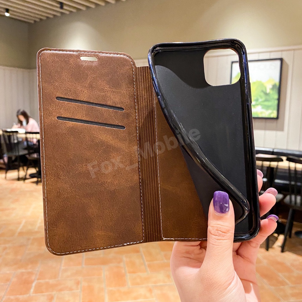 เคสฝาพับหนัง XUNDU สำหรับ SAMSUNG A03 /A13 5G / A33 5G / A52S / A03S /S22/S22plus/S22ultra J6 เคสเปิดปิด เคสกระเป๋าหนัง #8