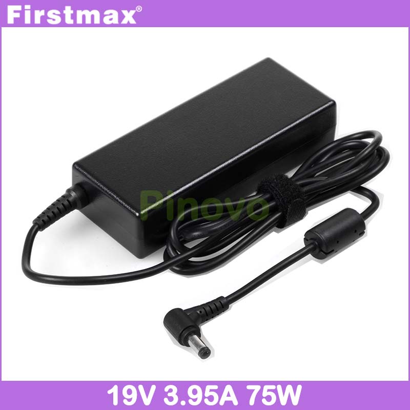 AC power adapter 19V 3.95A 75W power supply for toshiba satellite l300 L750 laptop charger