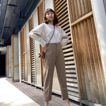 Toby pants in hojicha color - Rove.officials