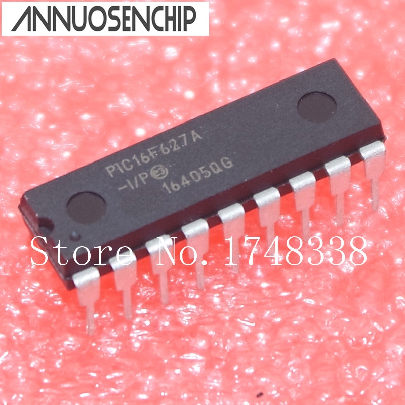 50PCS PIC16F627A-I/P PIC16F627A - I/P  DIP18 PIC16F627 DIP