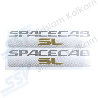 OEM สติกเกอร์แคป TFR95 รง. "SPACECAB_SL"สีเทา