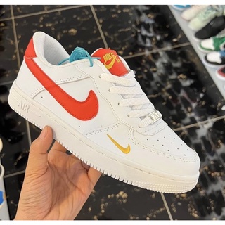 Nike Air Force 1 Logo Nike แถบสี