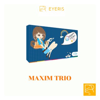 MAXIM contactlens สี TRIO กล่องน้ำเงิน