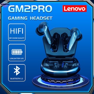 ต้นฉบับ Lenovo GM2 Pro หูฟัง TWS บลูทูธไร้สายหูฟังกีฬาเคลื่อนไหวออกกำลังกายชุดหูฟังเล่นเกมเพลงหูฟัง ^ Kinostar