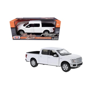 1:27 Timeless Legends รุ่น 2019 Ford F-150 Lariat Crew Cab สีขาว [Motormax]