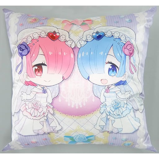 Rezero Rem & Rum Wedding ver. cushion 45 cm