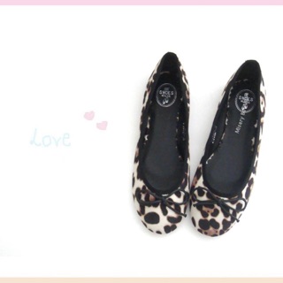 [ลด70฿โค้ดINC12FA]   Leopard  flat shoes เหลือ,40