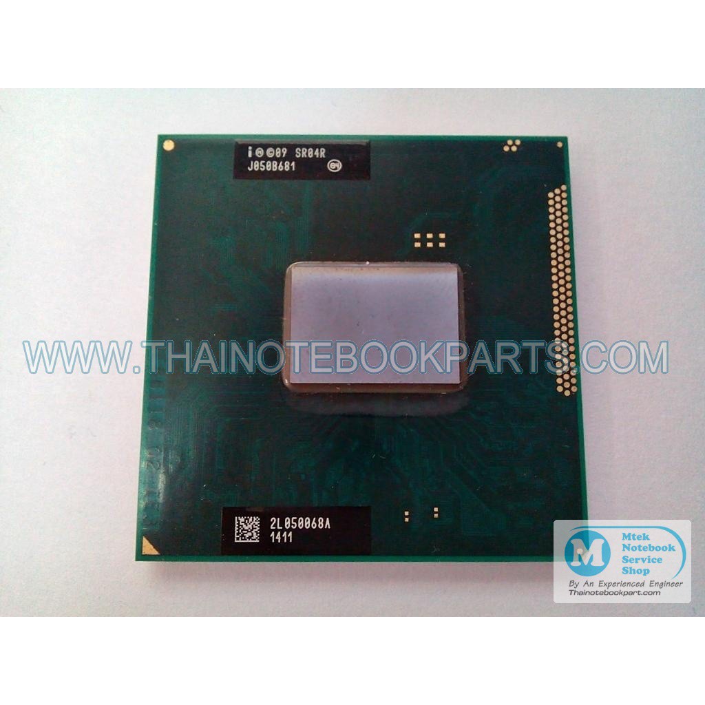 Intel Core i3-2310M (SR04R) Dual-core 2.1GHz 3MB L3 Socket G2 Laptop Processor (สินค้ามือสอง)