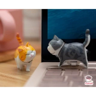 ขบวนแมวสุดน่ารัก [ เซต 9 ชิ้น ] ตุ๊กตาจิ๋ว โมเดลจิ๋ว แต่งสวน