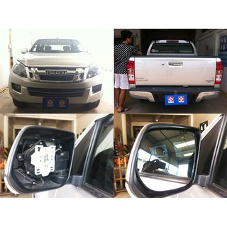 เลนส์กระจกมองข้างรถ  ISUZU ALL NEW D MAX , MU X , CHEVROLET COLORADO , TRAILBLAZER ปี 12 - ปัจจุบัน