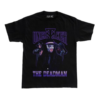 Undertaker WWE WWF The Deadman เสื้อยืด โอเวอร์ไซซ์ สไตล์วินเทจS-5XL