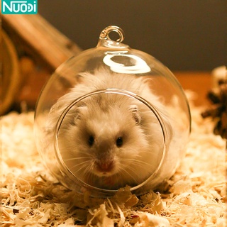 Nuodi โดมใส ห้องน้ำ สำหรับสัตว์เลี้ยง บ้านหนู บ้านหนูแฮมเตอร์ โดมหนูแฮมเตอร์ ของเล่นหนูแฮมเตอร์ แบบอคิลิคใส บ้านหลบ