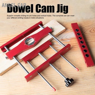 Woodworking Hole Drill Punch Positioner Dowel Cam Jig Kit Universal 2 in 1 Guide Locator