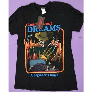 tshirtเสื้อยืดคอกลมฤดูร้อนเสื้อยืด ผ้าฝ้าย 100% พิมพ์ลายกราฟฟิค Nightmare On Elm Street Fdy Krueger DreamsSto4XL