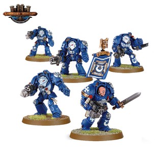 [200Bพร้อมส่ง]Warhammer: 40K: SPACE MARINE  TERMINATOR SQUAD โมเดลเกมสนามจำลอง