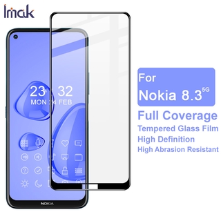 Imak ฟิล์มกระจกนิรภัยกันรอยหน้าจอ แบบเต็มจอ HD สําหรับ Nokia 8.3 5G Nokia8.3