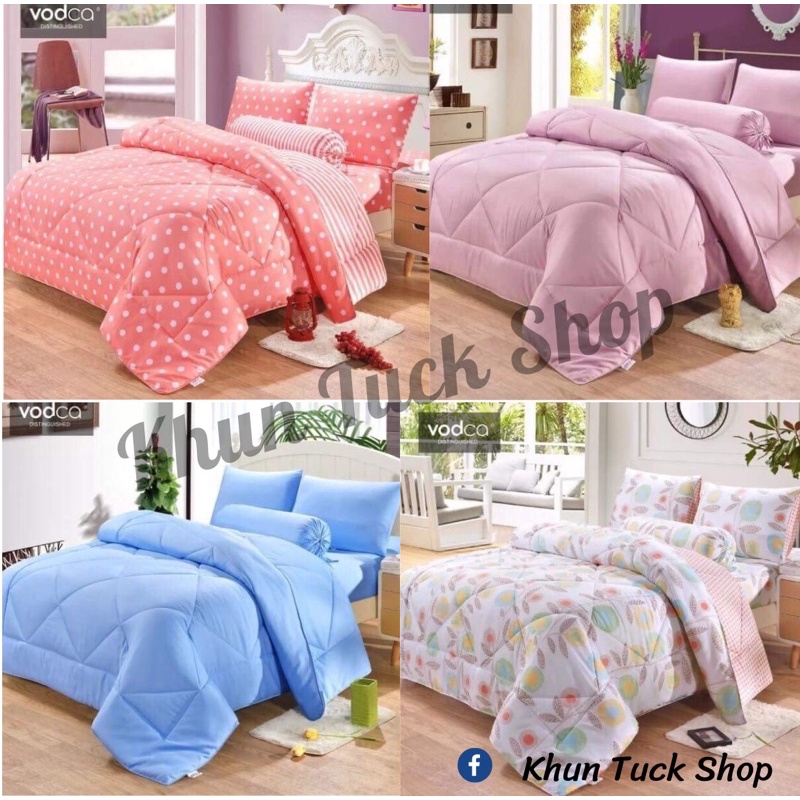 ชุดเครื่องนอน vodca แท้  งานขึ้นห้าง ชุดที่นอน vodca