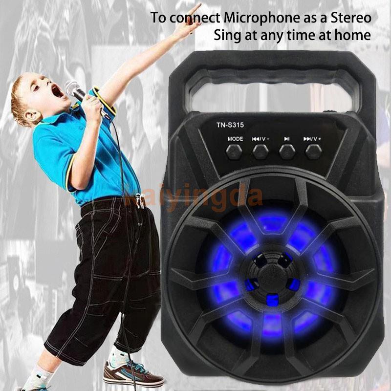 ลำโพงบลูทูธ!!TNS315 เสียงดี เบสหนัก(รองรับไมโครโฟน, USB, การ์ด TF, วิทยุ)ฟังก์ชั่นครบครันสุดๆ