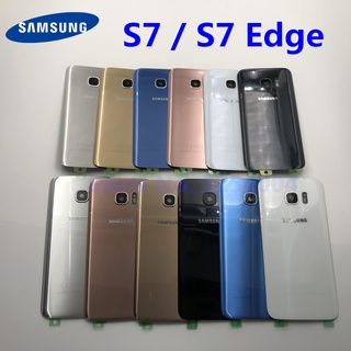 อะไหล่ฝาครอบแบตเตอรี่ ด้านหลัง แบบเปลี่ยน สําหรับ Samsung Galaxy S7 Edge G935 S7 G930